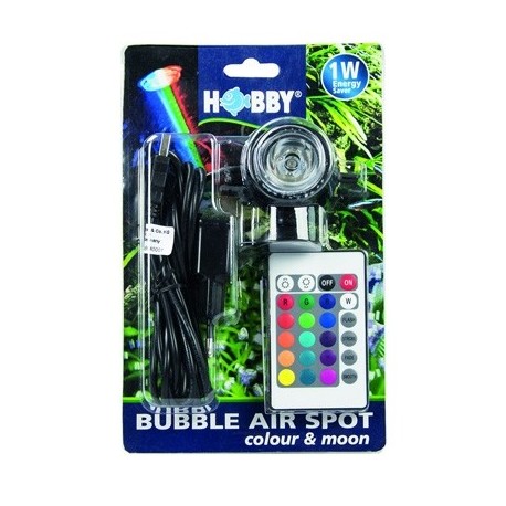 HOBBY Bubble Air Spot Colour&Moon - Spot submersible à Led multi-couleur 1w