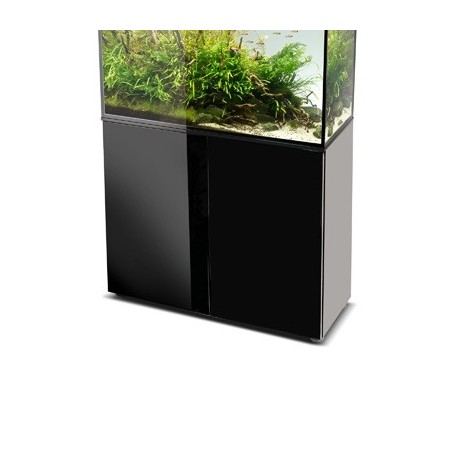 AQUAEL Meuble Aquarium Glossy 100 Noir (Portes Acrylique)