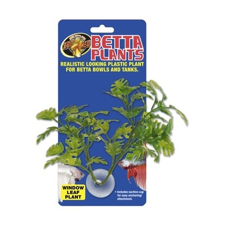 ZOOMED Plante artificielle Betta Window leaf