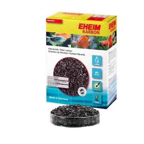 Eheim - filtre Karbon 2l + filet - charbon actif - filtration aquarium