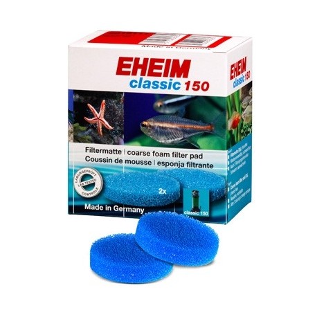 EHEIM Coussins de mousse bleue pour filtre 150 (2211) (2pcs)