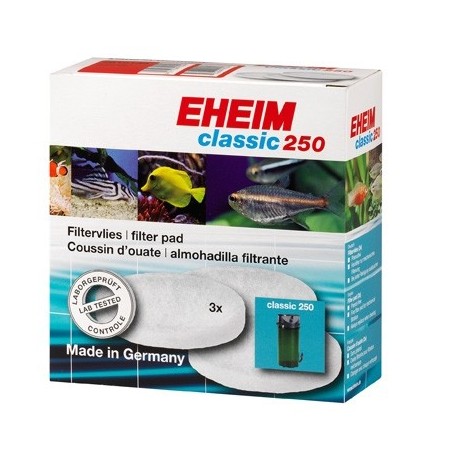 EHEIM Coussin de ouate blanche pour filtre 250 (2013) (3pcs)