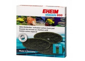 EHEIM Coussin de charbon actif pour filtre EHEIM CLASSIC 600 (EHEIM 2217) - vendu par 3