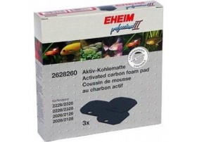 EHEIM Mousse de charbon actif pour filtre EHEIM eXperience 150 / 250 ou 250T - Vendu par 3