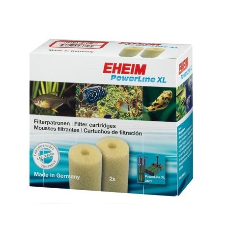 EHEIM Cartouche filtrante pour filtre 2252/3451 (2pcs)