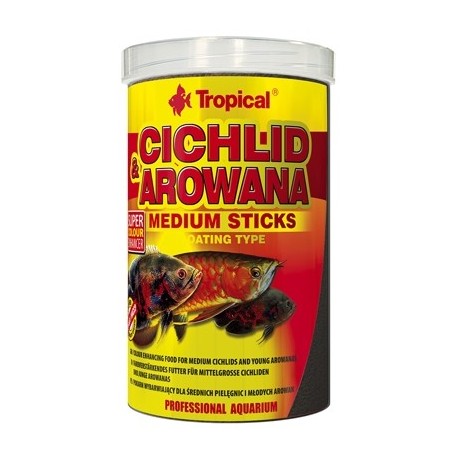 TROPICAL Cichlid & Arowana medium sticks 1L