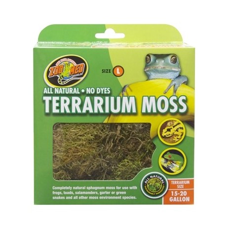 ZOOMED Mousse Naturelle Terrarium Moss 2,3L