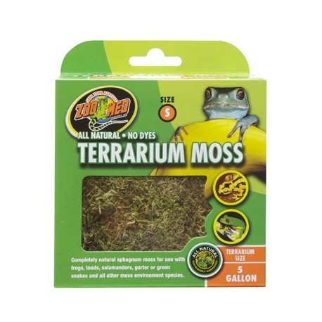 ZOOMED Mousse Naturelle Terrarium Moss 1,31L