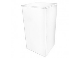 DUPLA Meuble Cube Stand 80 Blanc 45X45X90Cm