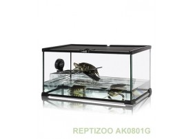 REPTIZOO Turtle Starter Kit Avec Terrasse 50.8X30.5X25.4Cm