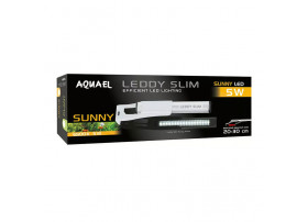 Aquael Eclairage LEDDY SLIM 2.0 blanc 10 watts  SUNNY pour aquarium de 50 à 70 cm