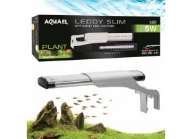 Aquael Eclairage LEDDY SLIM 2.0 blanc 5 watts  PLANT pour aquarium de 20 à 30 cm