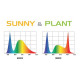 Aquael Eclairage LEDDY SLIM DUO 2. - 10 watts SUNNY & PLANT pour aquarium de 20 à 50 cm