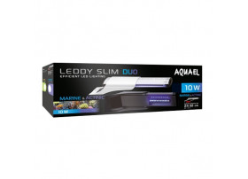 Aquael Eclairage LEDDY SLIM DUO 2.0 - BLANC 10w MARINE & ACTINIC pour aquarium de 20 à 50 cm