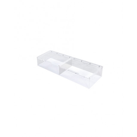 Reptizoo Boîte acrylique 2 compartiments 56.5x20.6x9.5cm