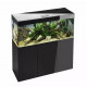 Aquarium glossy 120 noir d&n led 3x18w 120x40x63cm