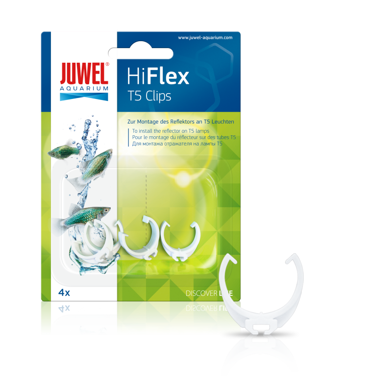 Clips T5 pour réflecteur Hiflex 4pcs JUWEL