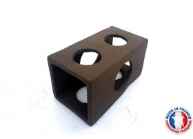 Abris Céramique Cube 6 trous L (10cm)